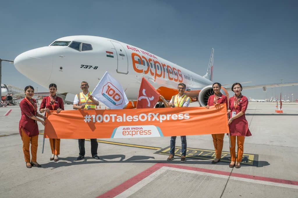 Air India Express welcomes its 100th aircraft