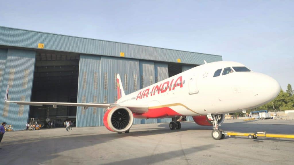 Air India welcomes its first retrofitted narrow body aircraft