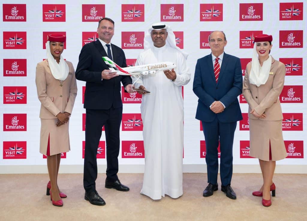 Emirates signs MoU with VisitBritain