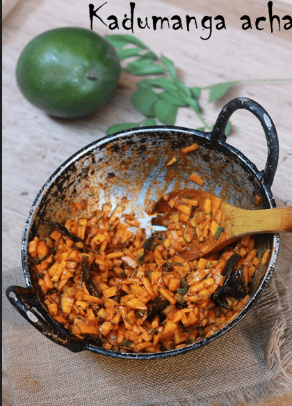 Kerala-style mango pickle: Kadumanga Achar