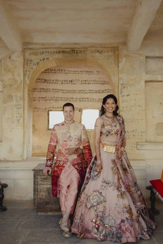 Bride and Groom wear trends will range from the vibrant to the refined. Image courtesy: Divya Vithika Wedding Planners
