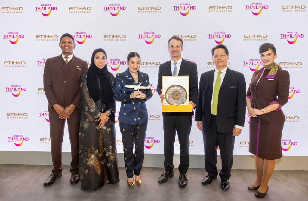 Etihad Airways signs Memorandum of Cooperation with the Tourism Authority of Thailand