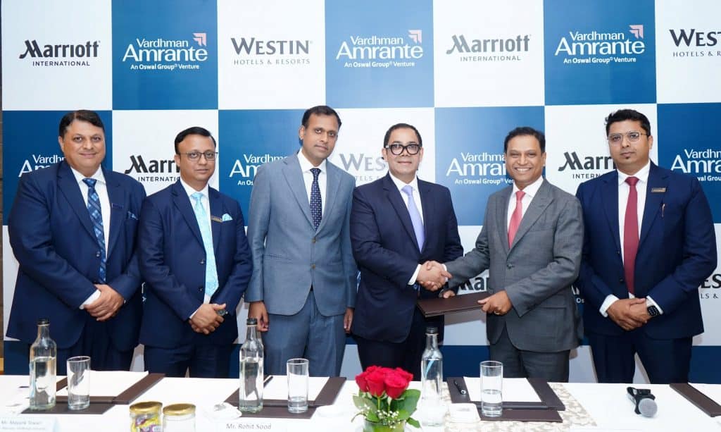 Marriott International inks deal with Vardhman Amrante (An Oswal Group Venture) to debut Westin Hotels & Resorts in Ludhiana, Punjab