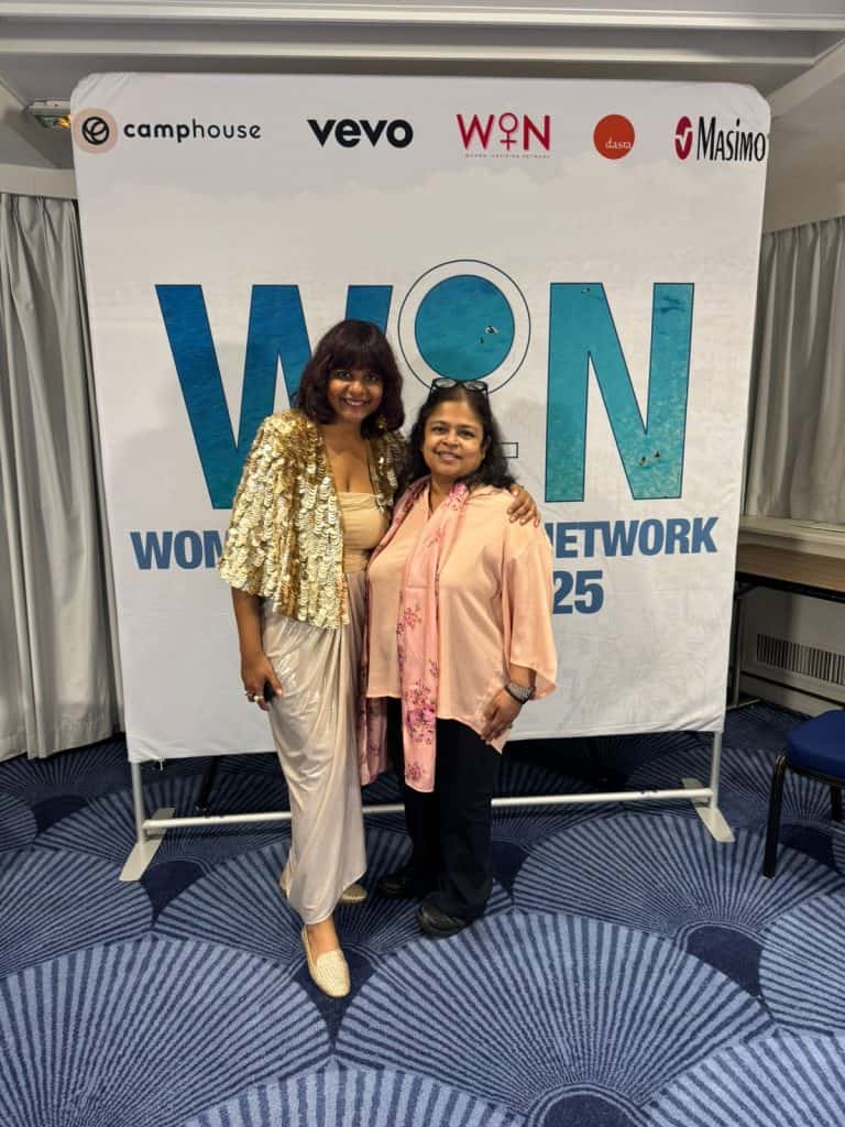 Stuti Jalan, Founder and Curator WIN with Anupama Ramaswamy