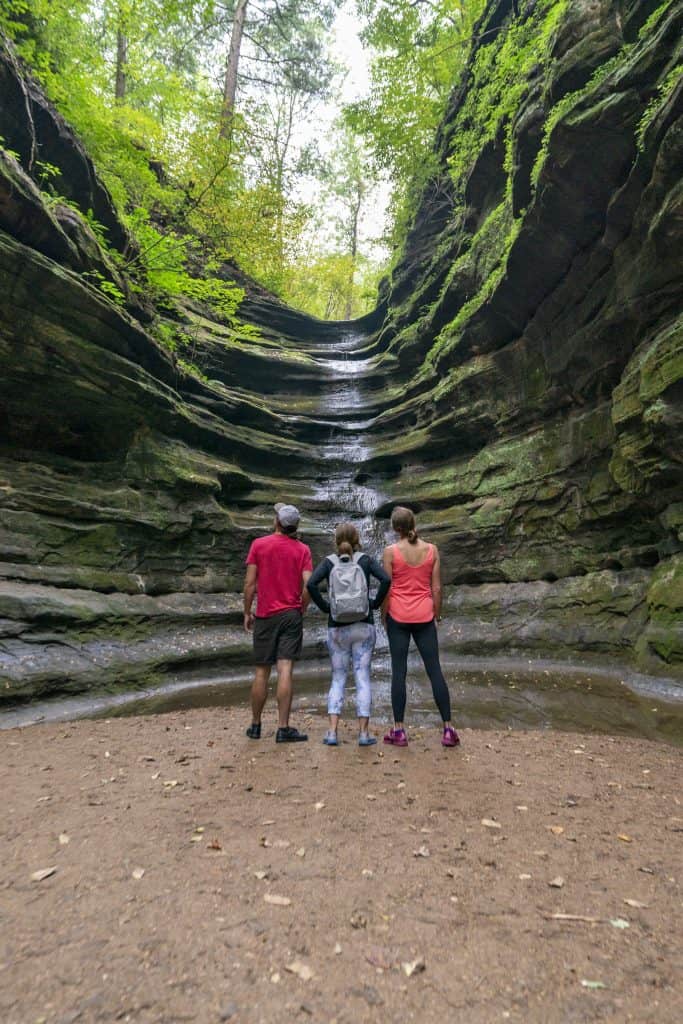 Starved Rock State Park hiking and trolley tour near LaSalle, Illinois State. Photo by Ryan Donnell CMR:7004173 Route 66 Illinois Road Trip