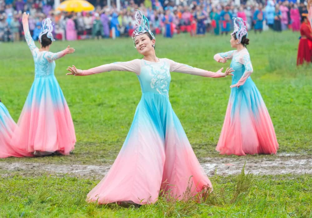 The open plains of Xilingol in Inner Mongolia celebrated the 35th edition Naadam Festival
