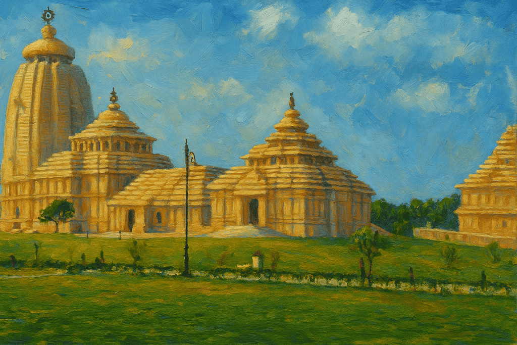 The newly inaugurated Digha Jagannath Dham Temple unveiled in April 2025 in the coastal town of Digha, West Bengal. 