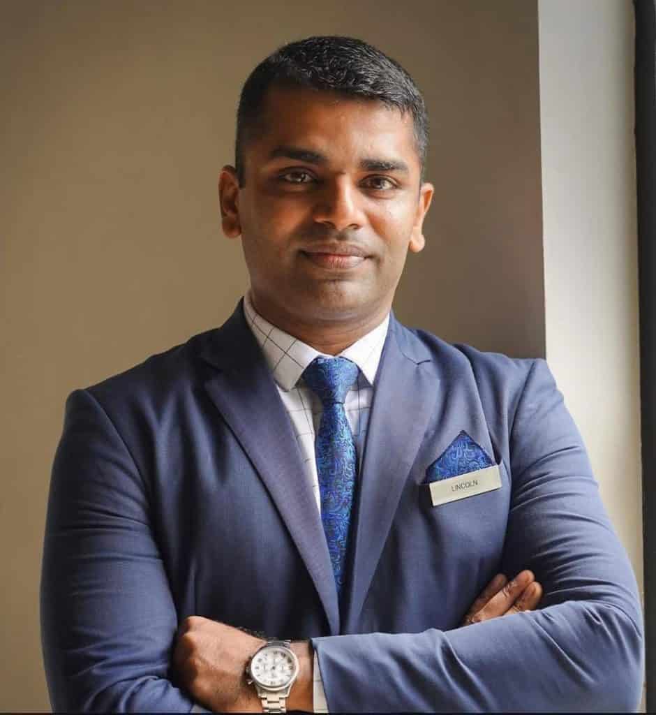 Lincoln Abraham, Assistant Director – Food & Beverage Service, Holiday Inn Cochin
