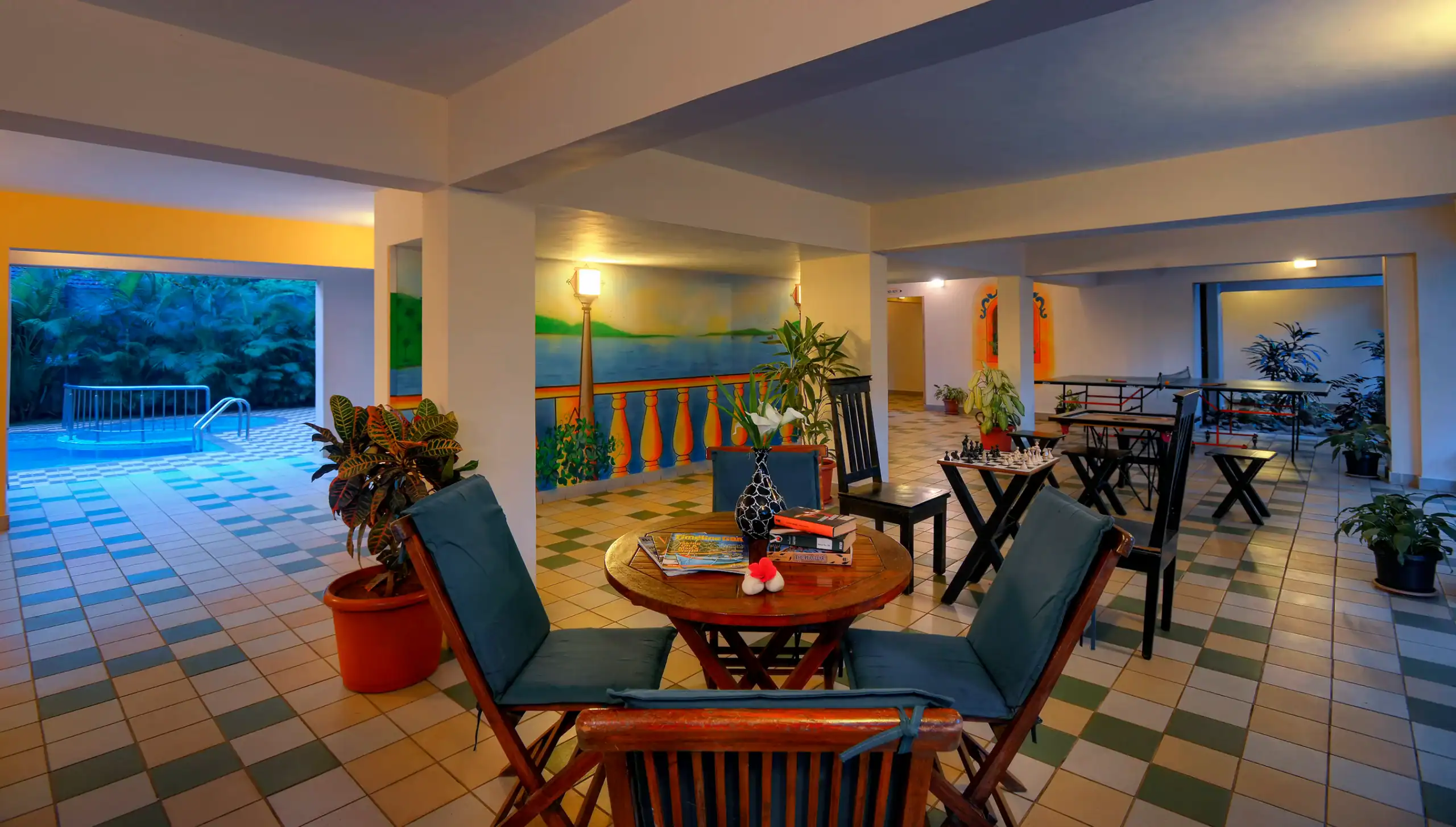 TreeHouse Blue, Hotel Majorda Goa-Pool Dining