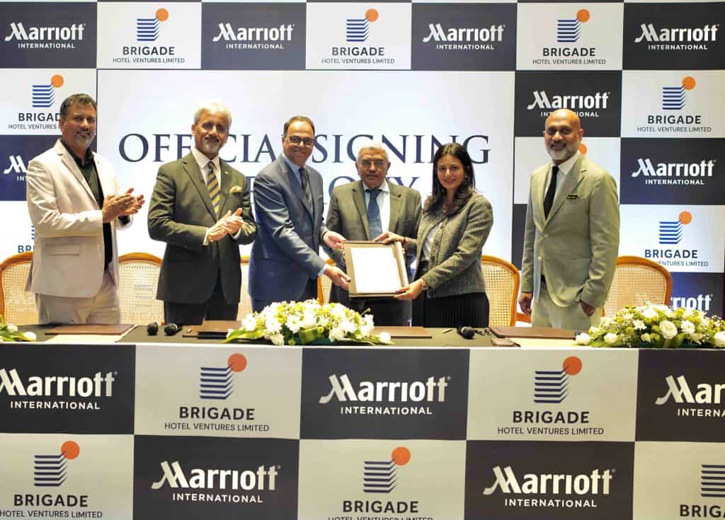 Brigade Hotel Ventures signs multi-deal agreement with Marriott International to open six hotels in India