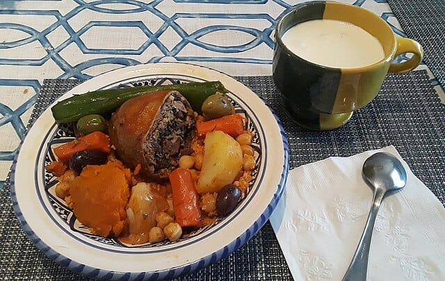 Couscous is a traditional nutritional feature in the Maghreb, originally associated with Berber origins. Image Courtesy: Yaslin anane, Wikimedia