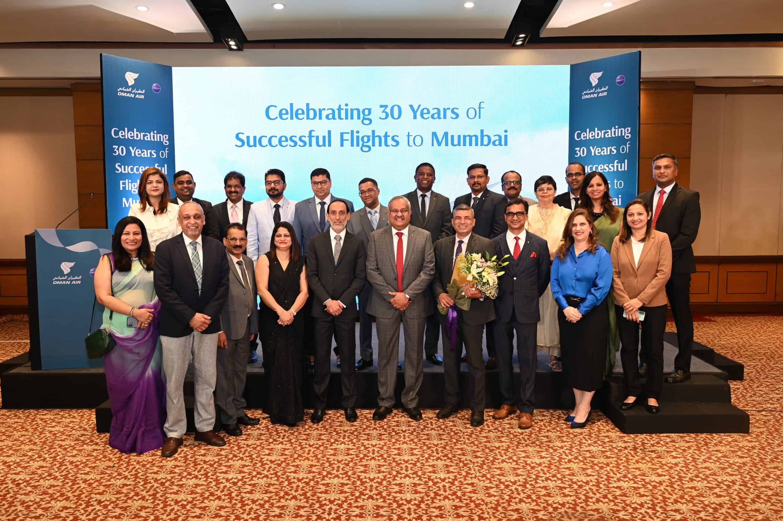 Oman Air has completed 30 years of flight operations between Mumbai-Muscat Route.