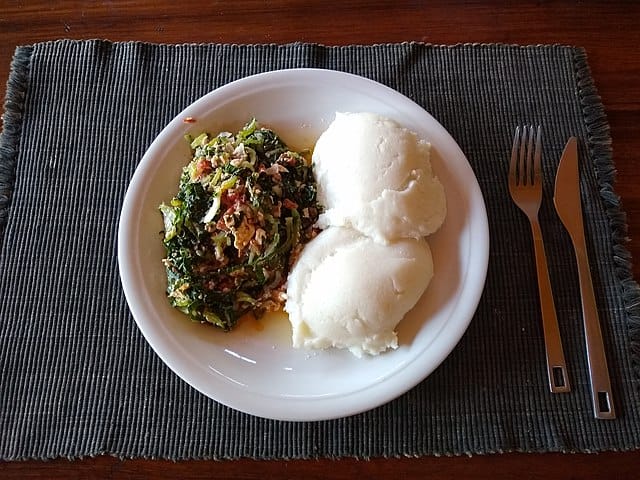  Nsima is a thick, smooth maize porridge that serves as the foundation of Malawian meals Image courtesy: Marcel Blankenstien