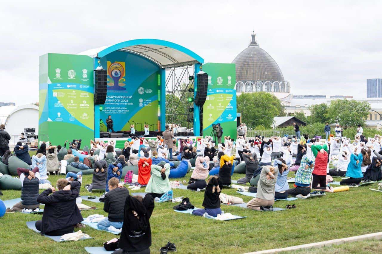 "Days of Indian Culture" festival, which took place in July 2025 on Manezhnaya Square in Moscow