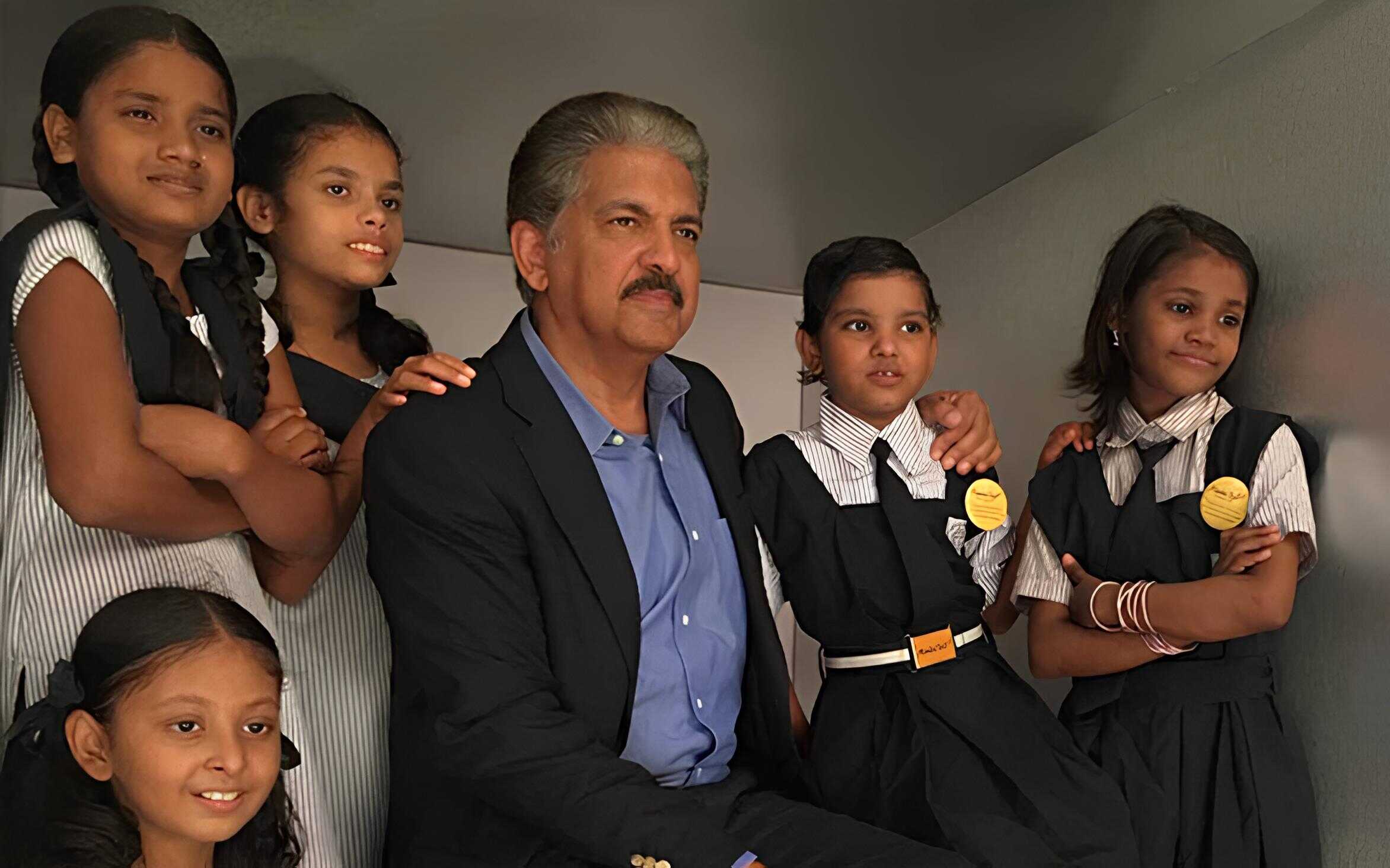 Project Nanhi Kali reaches over 22,000 girls, offering academic support, life skills training, and essential school materials each year. Anand Mahindra 