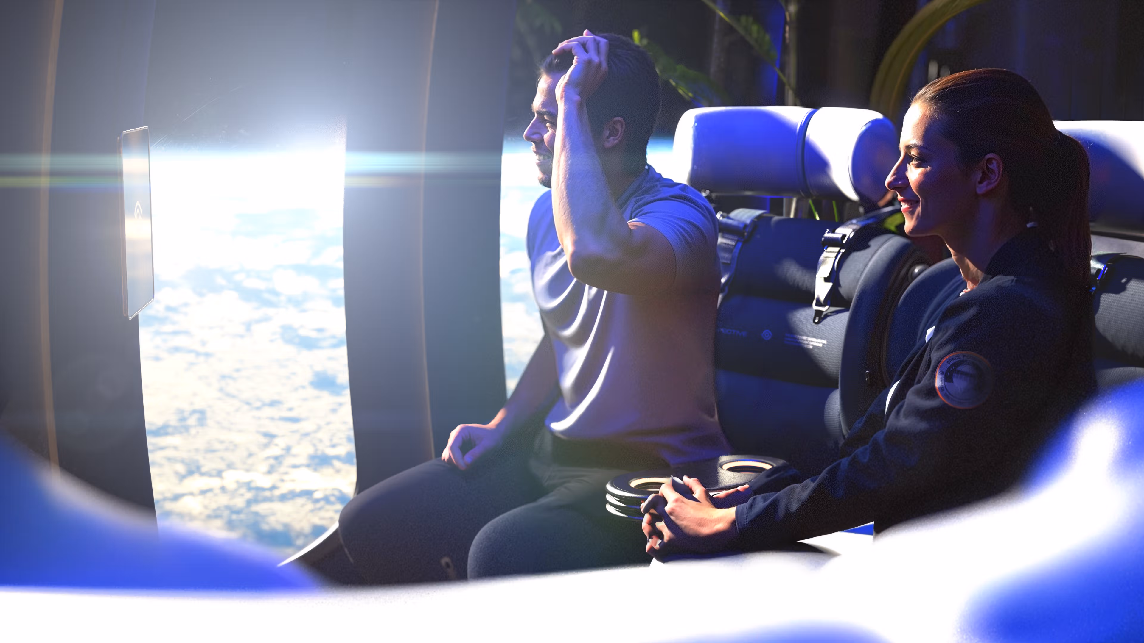 Ultra-luxury travel: You’ll dine while floating, sip while spinning, and sleep along the stars. Image courtesy: Space Perspective