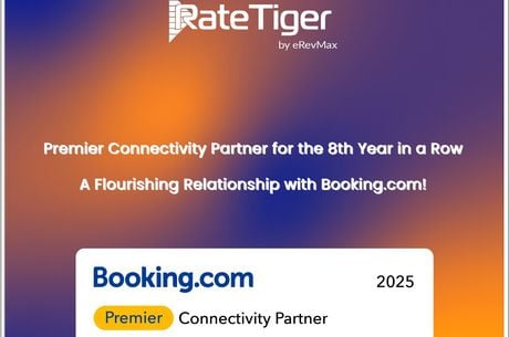 RateTiger Recognized as Booking.com’s Premier Connectivity Partner for the 8th Consecutive Year