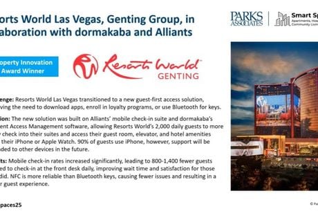 Resorts World Las Vegas’ Award Winning Contactless Checkin & Mobile Room Key Implementation