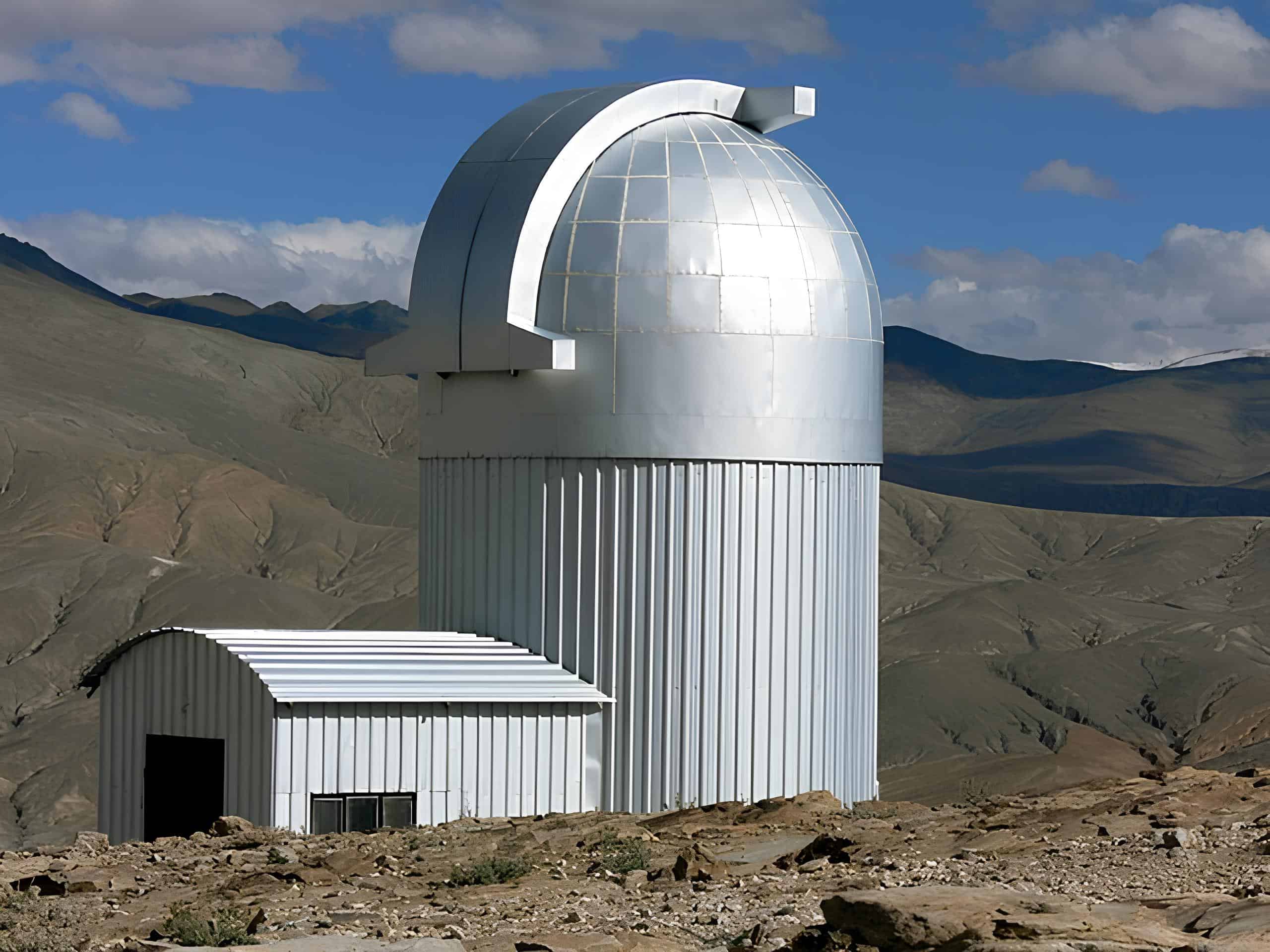 Hanle Observatory in Ladakh, India. This is world's highest observatory for optical and infra-red astronomy. Courtesy: Alin Dev, Wikimedia Commons