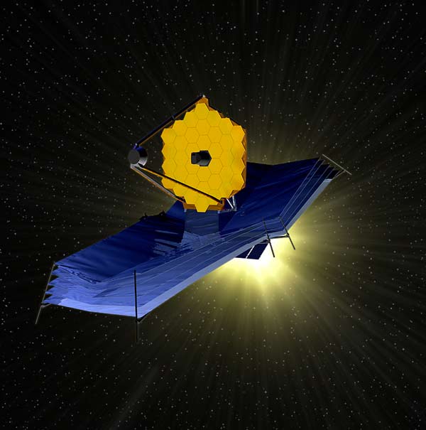 The James Webb Space Telescope. Courtesy: Wikimedia Commons