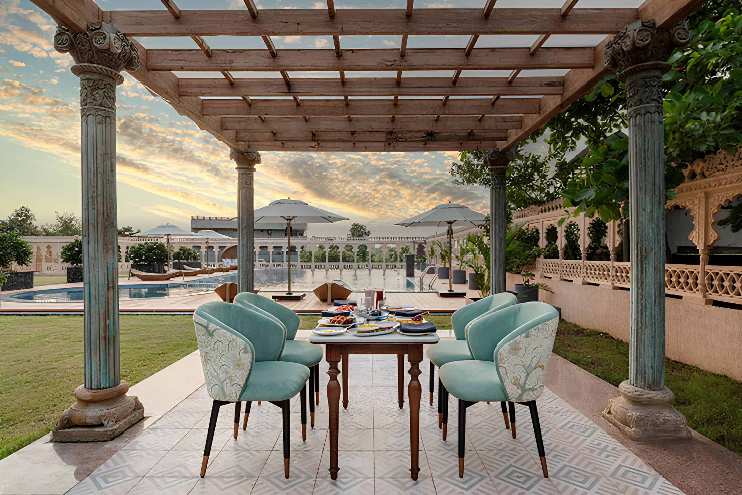 Verandah, an open dining space