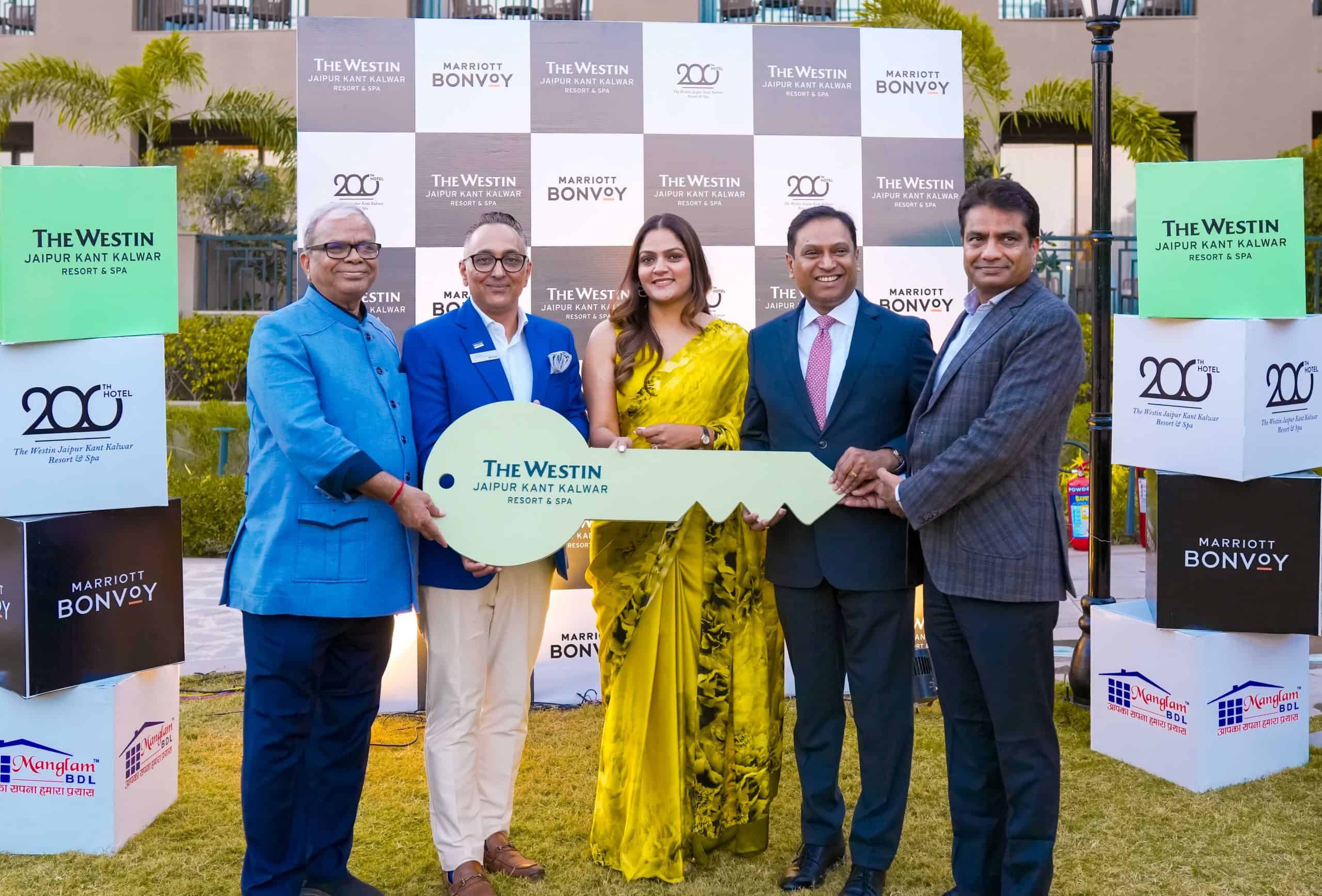 The Westin Jaipur Kant Kalwar Resort & Spa, marking the brand’s debut in Jaipur, and the 200th Marriott International hotel in India 