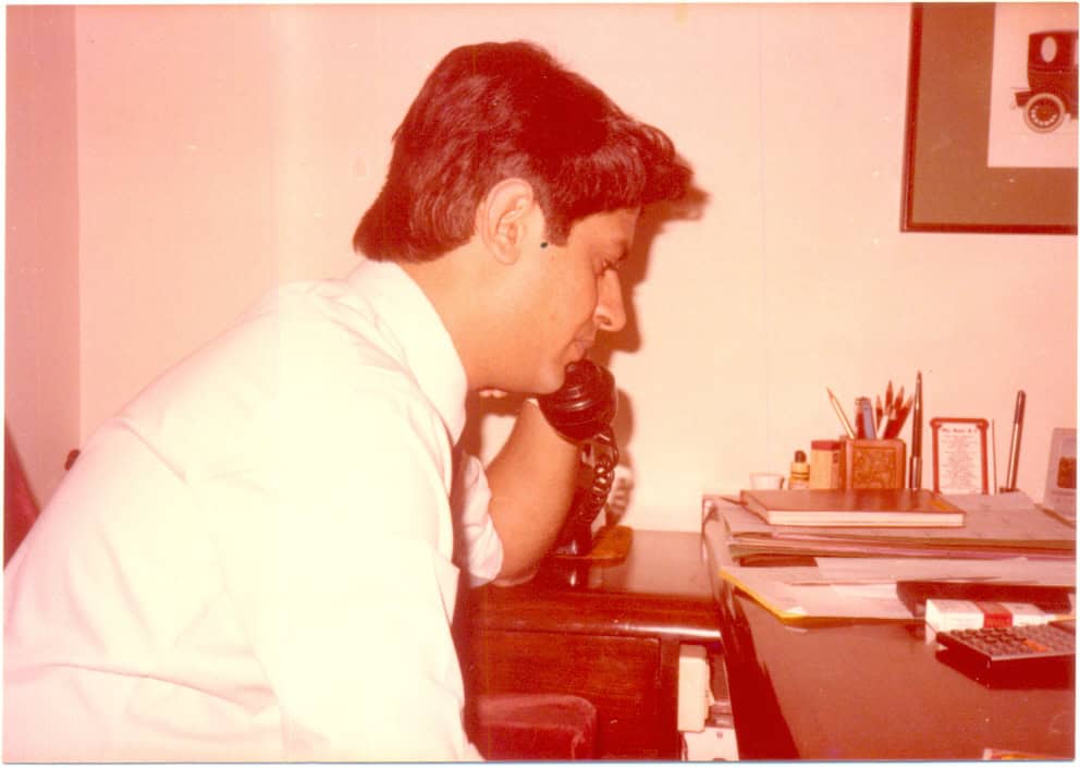 Patu Keswani at Taj Air Caterers in 1987