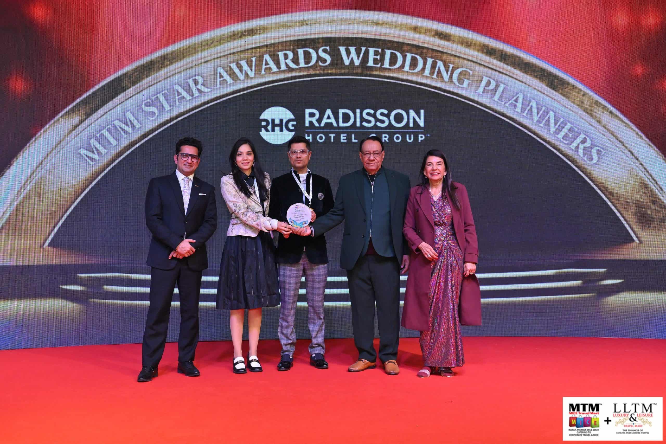The last set of MTM Star Awards for Wedding Planners were presented by Faisal Nafees, Senior Director Operations, Radisson Hotel Group, Kamal Gill, Executive Editor and Managing Director, Gill India Group, alongside Kewal Gill, Chairman, Gill India Group