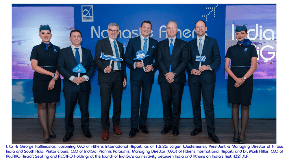 IndiGo Airlines strengthens Europe network with country's first A321XLR direct India-Greece flights