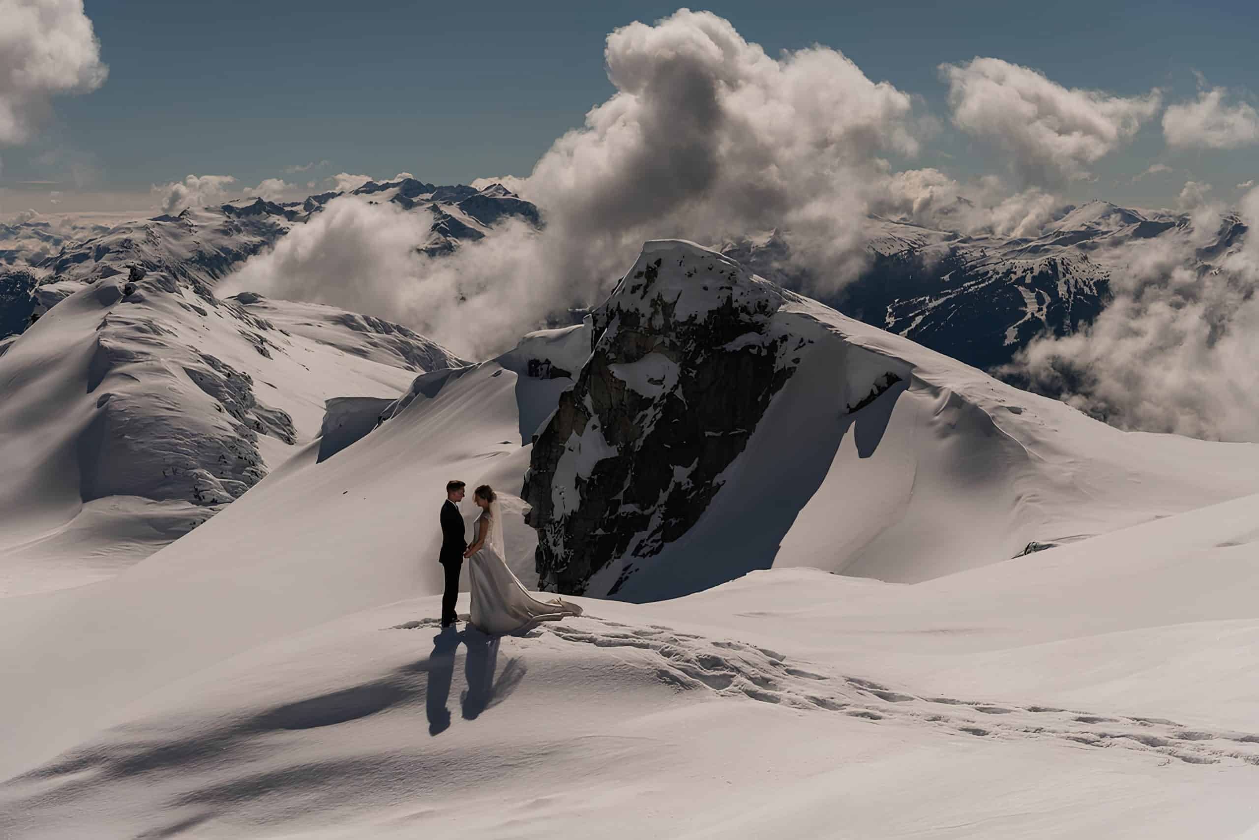 Weddings on top of mountains. Image courtesy: Candice Marie