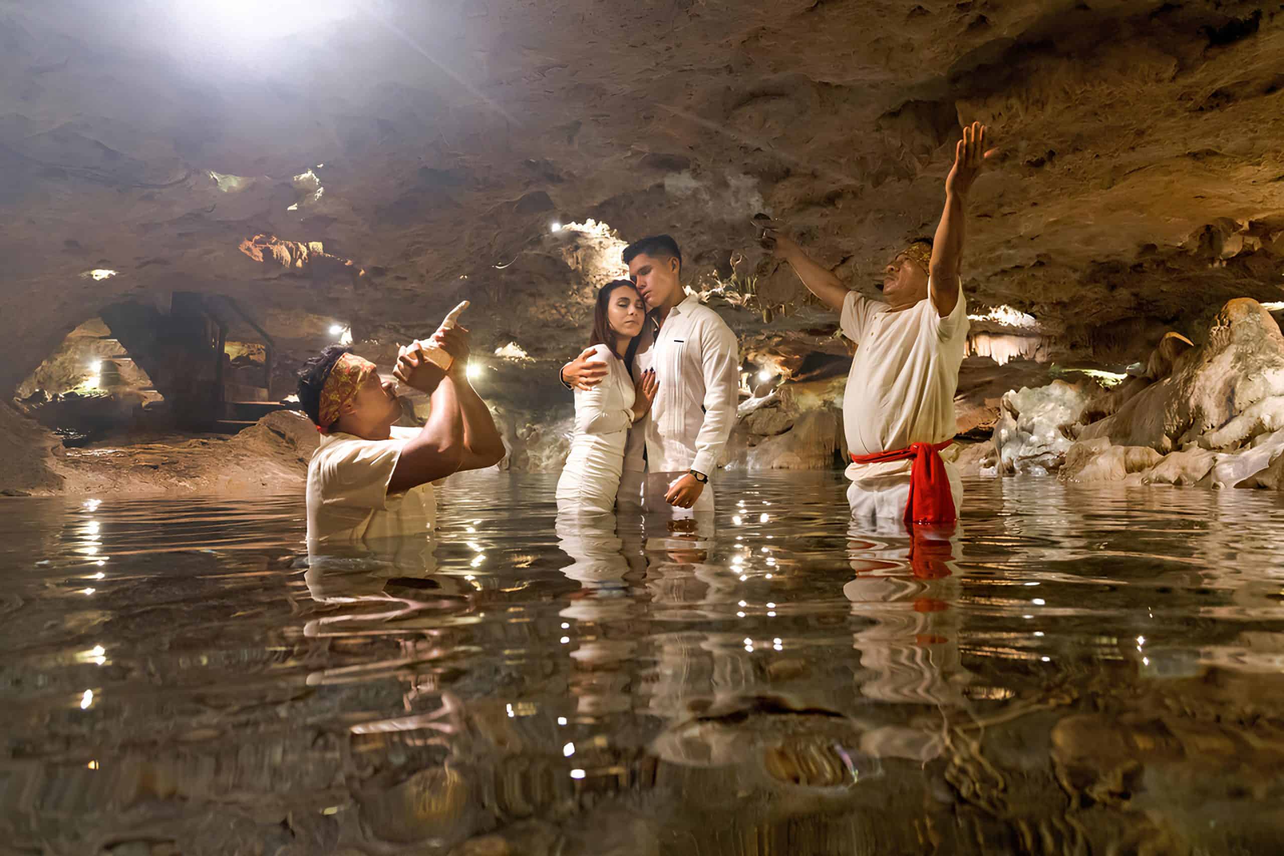 Cenote ceremonies in Yucatan, Mexico. Image courtesy: Yucatan Travel