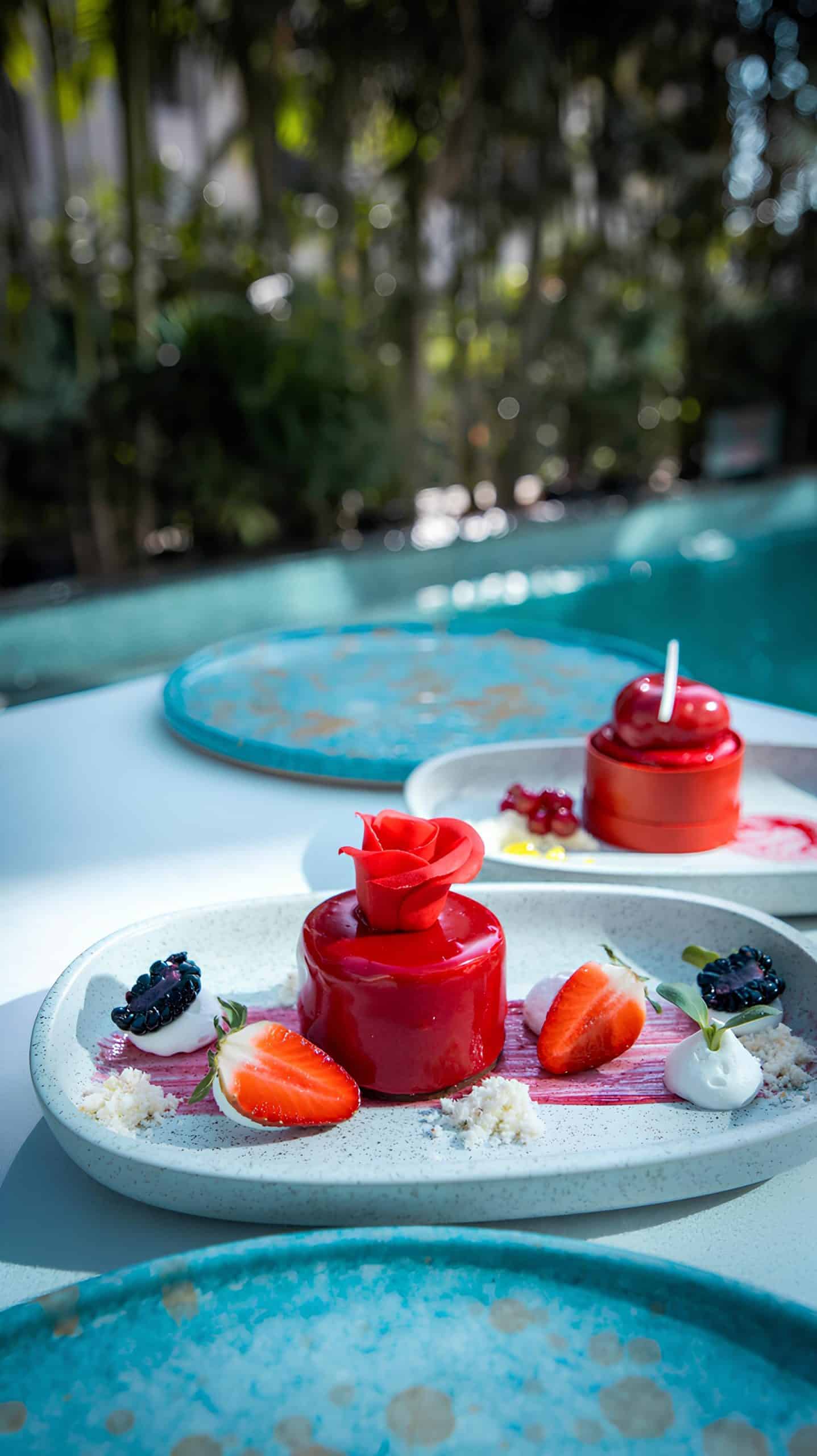 Rose Petite' by Chef Shitiz Lamba, Pastry Chef at The Radisson Blu Bengaluru, Outer Ring Road valentine's day