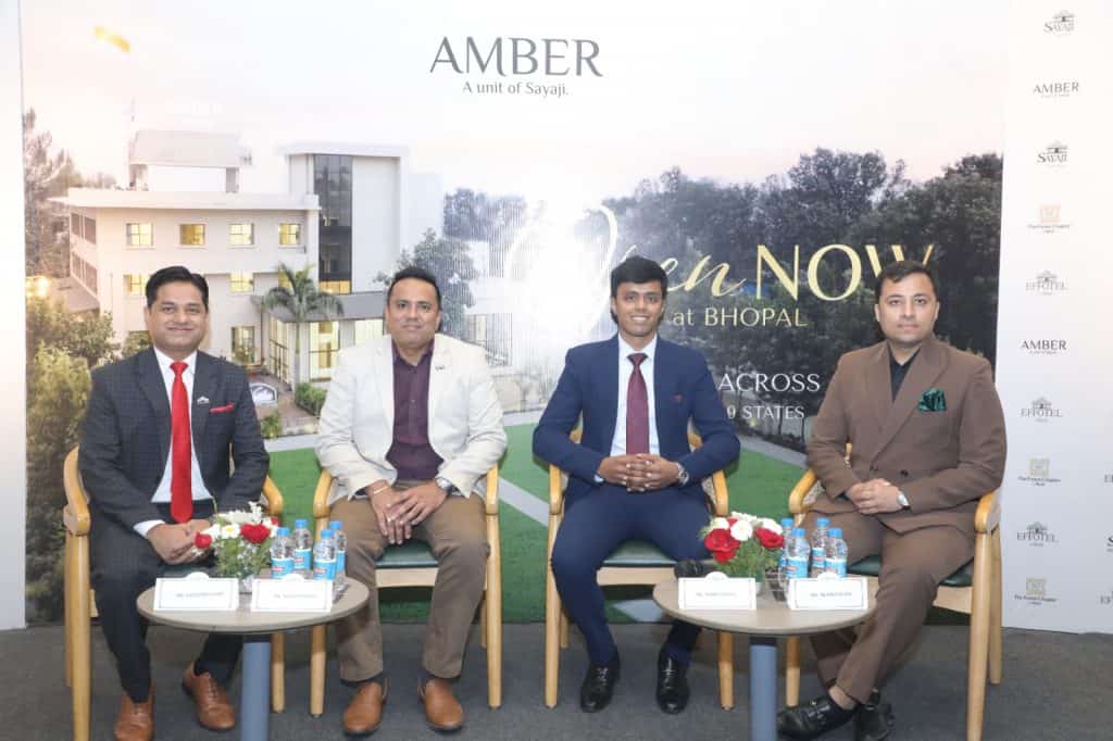 At the launch of Amber – A Unit of Sayaji, now open at Bhopal