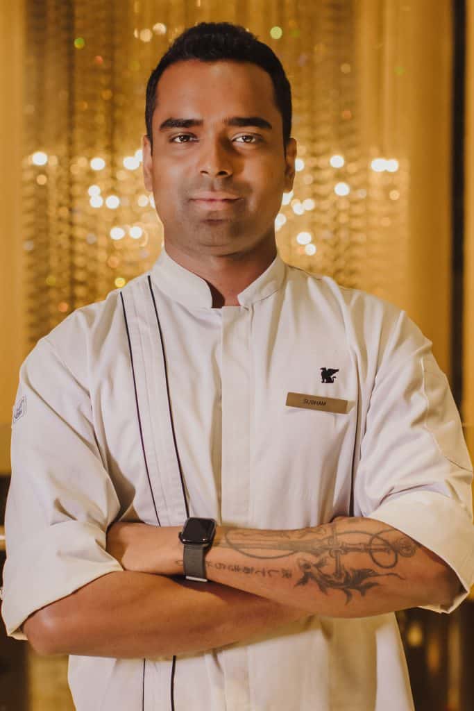 Chef Shubham Dhar, Sous Chef, JW Marriott Hotel Bengaluru